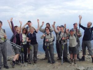 Enham Alamein team on the summit of Snowdon