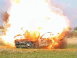 Royal Institution Christmas Lectures Car Explosion