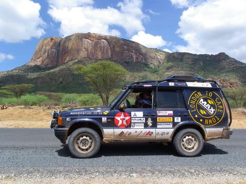 London to Capetown record attempt by Max Adventure