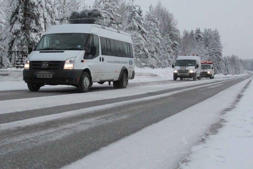 Expedition equipment testing, long road to Arctic Sweden