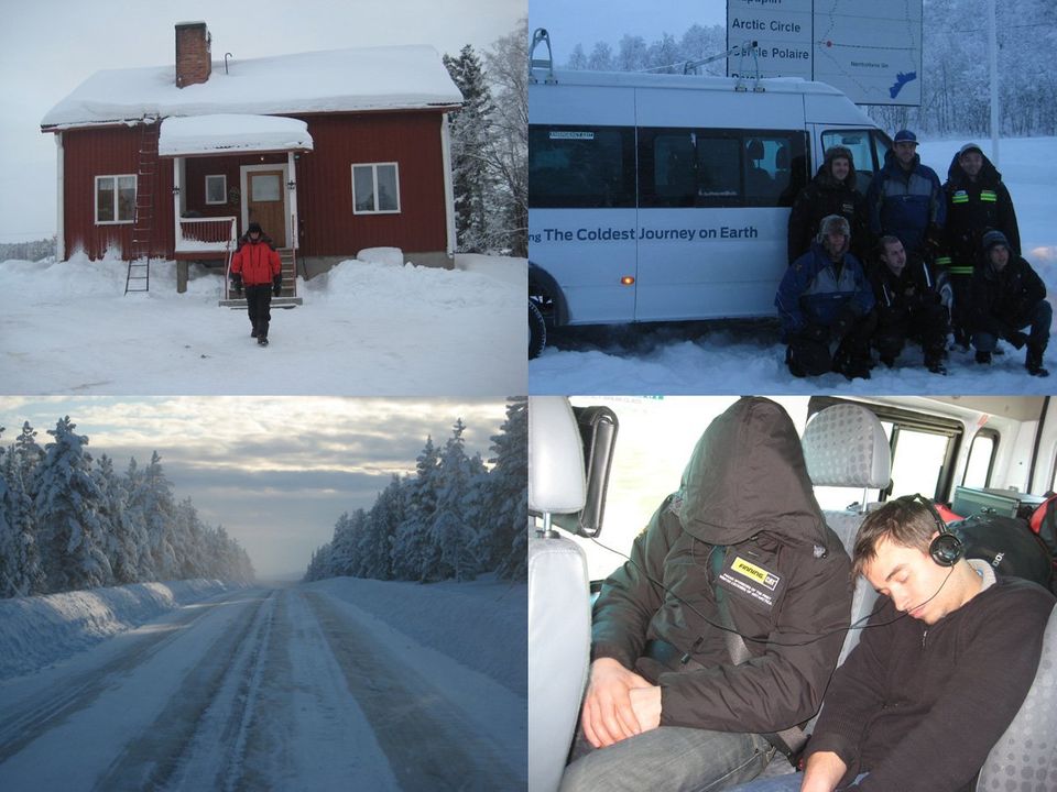 Expedition testing, Arctic circle in Sweden