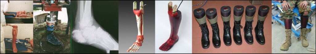 Frangible Surrogate Limb, Synthetic test leg