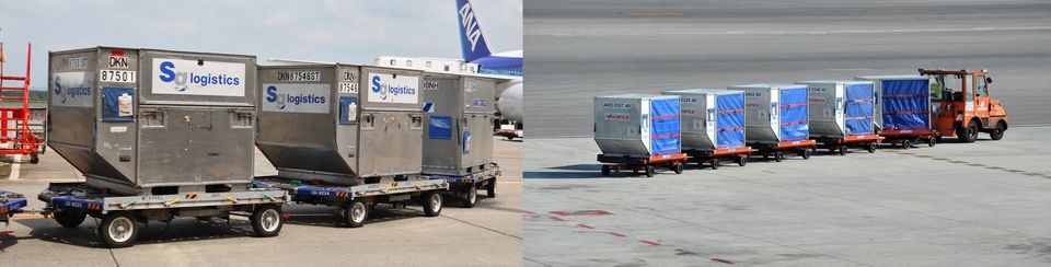 airport baggage containers