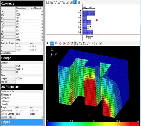 3d Blast Model